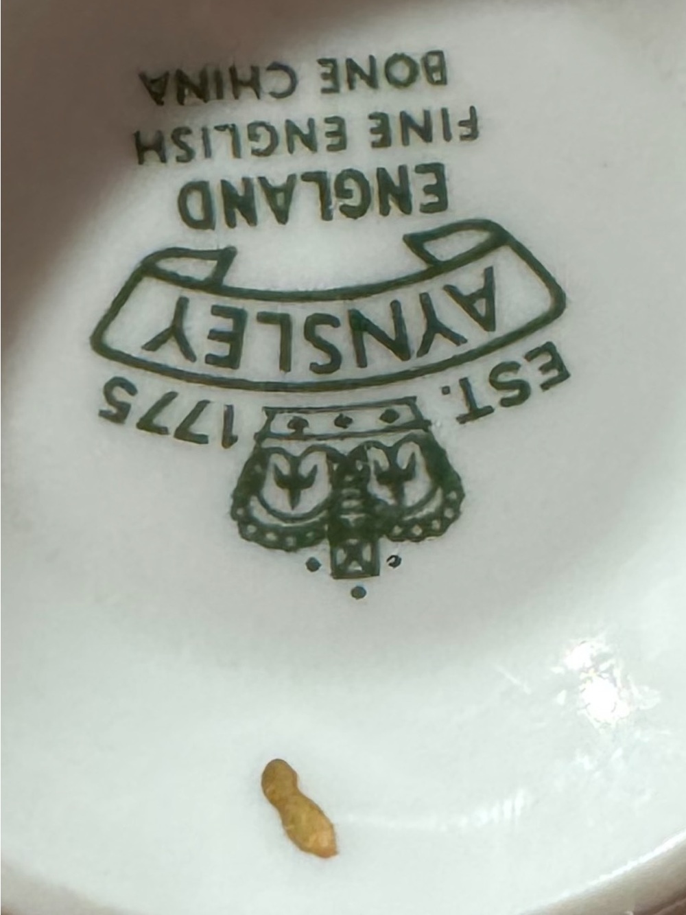 Rare Vintage Aynsley Pink Mushroom Teacup and Saucer MCM Girlguides Brownies - Picture 10 of 10